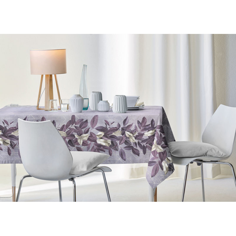 1608 Rectangular tablecloth, Mauve
