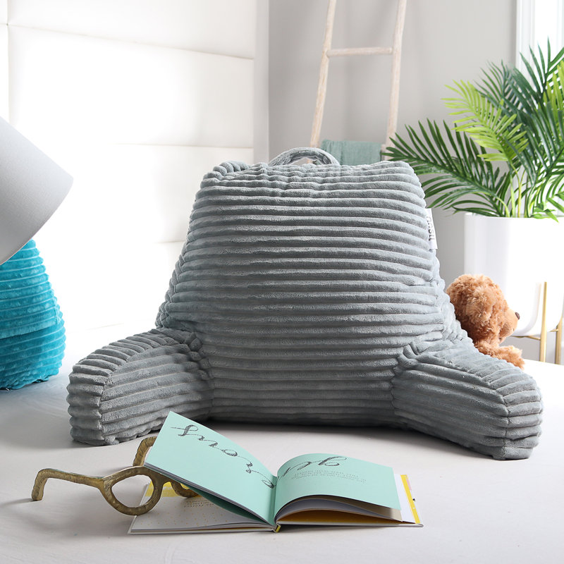 Nestl Reading Pillow , Silver Gray, Small