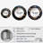 Lorens Metal Round Mirror