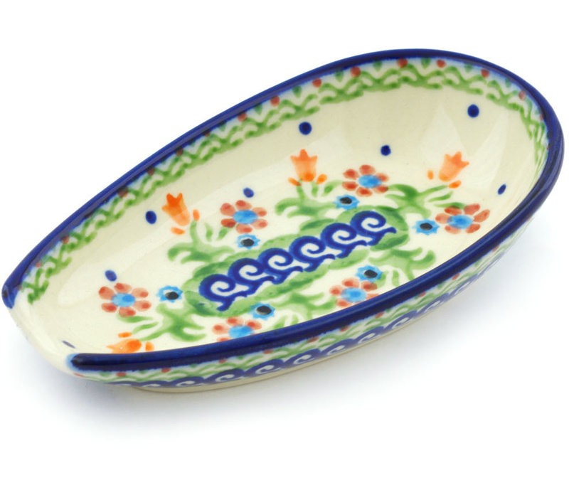 Druann Ceramic / Porcelain Oval Spoon Rest