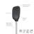 Tovolo Flex-Core Silicone Spoonula with Stainless Steel Handle for Cooking and Baking, Black-95275021