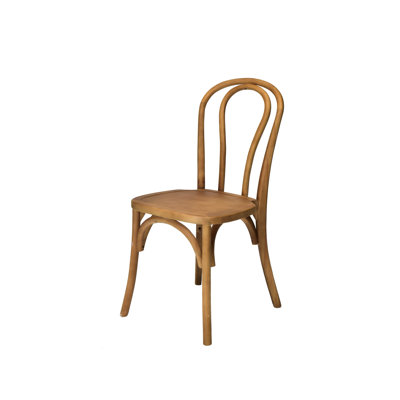 Chaise en bois cintré 