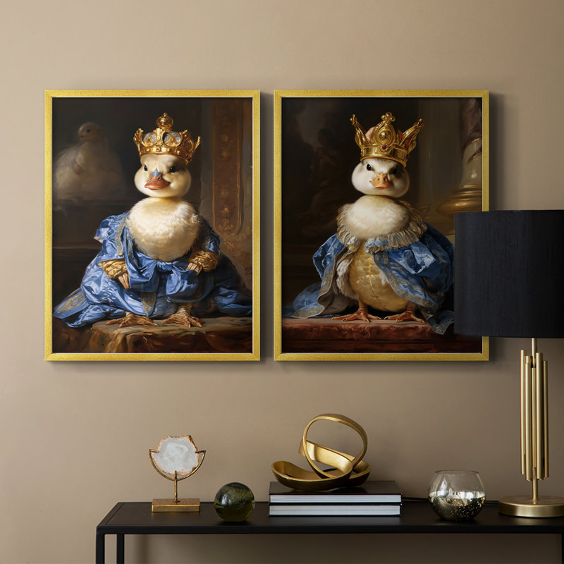 ANIMALS Series CCIII - Reproduction encadrée de qualité supérieure - prêt à être accroché - aucun clou requis - aucun clou requis