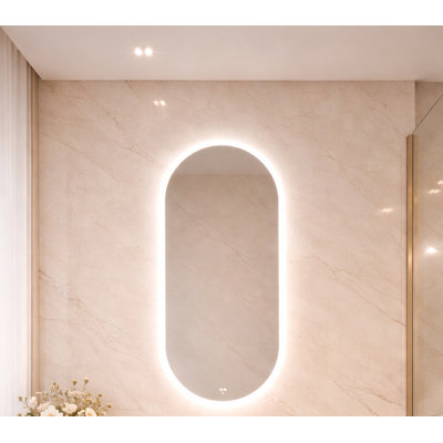 Infinity Oval Lighted Mirror