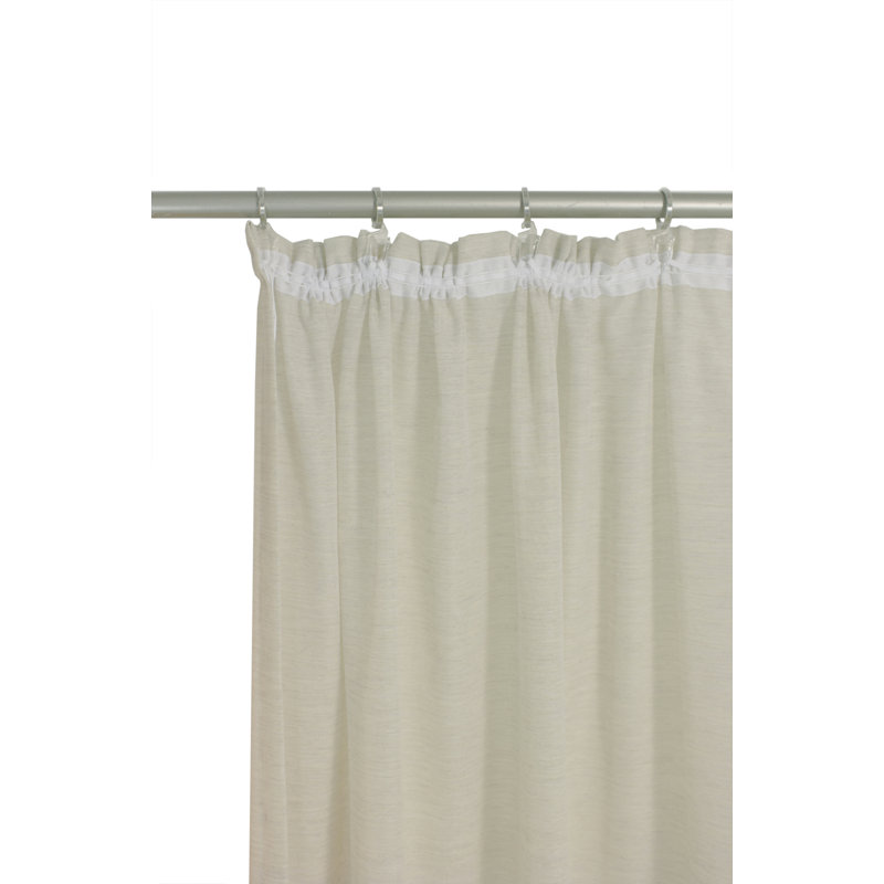 Peck Pencil Pleat Room Blackout Single Curtain, 142cm Width x 255cm Drop, Beige