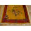Antique Art Deco Small Scatter Size Wool Pink, Yellow / Gold Rug