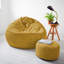 rucomfy Beanbags Slouchbag Large Corduroy Bean Bag Chair - Adult Bean Bag with Filling - Home Furniture Seating for Living Room or Bedroom - Machine Washable - 80 x 110cm-320588512-320588513