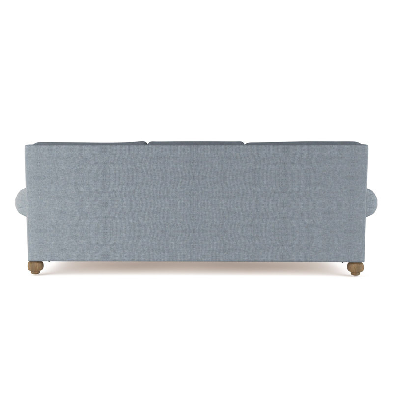 Canapé Leroy, H 36 po x l 96 po x P 49 po, Brume moelleuse en velours, Patiné