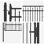 223 cm W Gate Fencing