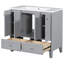 Meuble-lavabo simple 36 po avec plateau en résine Crissman-1749474214