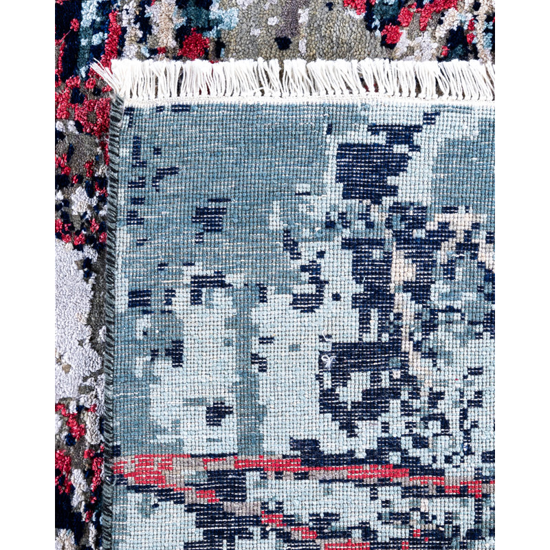 Overdyed One-of-a-Kind 8' 2" X 10' 1" Hand Knotted Area Rug