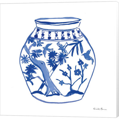 «Chinoiserie VII» par Farida Zaman, art mural sur toile