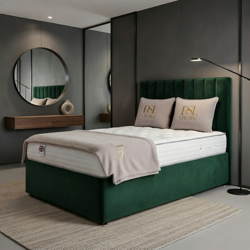 Aether Divan Bed, King, Green