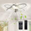 28.5cm Ceiling Fan with LED Lights-1941041246
