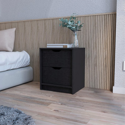 2 Nightstand In White - Adds A Touch Of Elegance To Bedroom Provides Convenient Storage Space