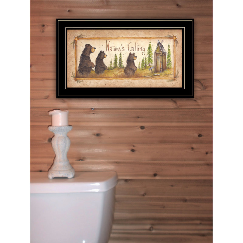Natures Calling by Mary Ann June - Picture Frame Print, Black Framed