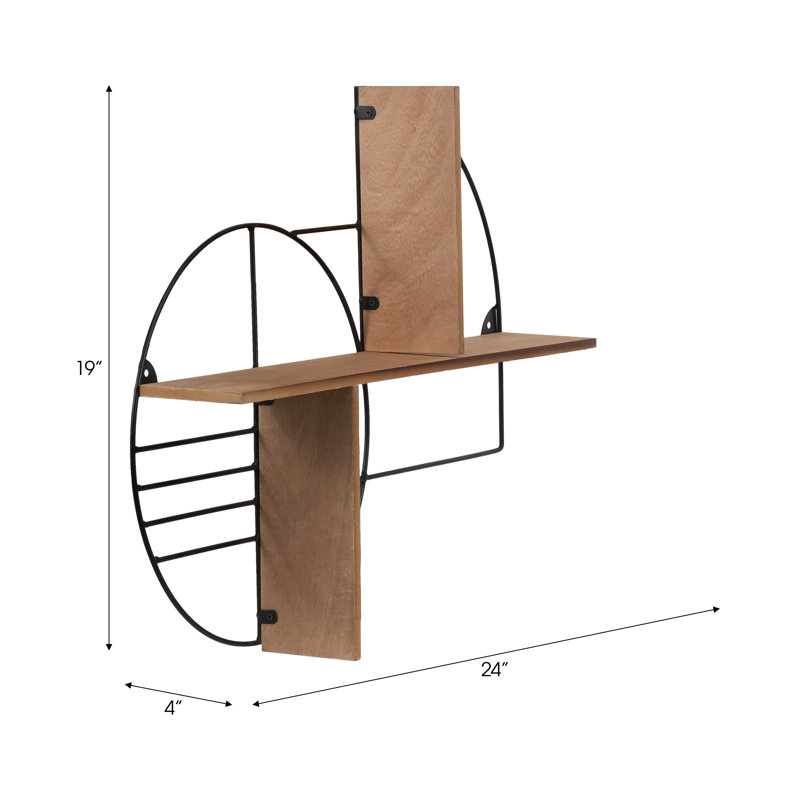 Izzy Accent Shelf with Live Edge