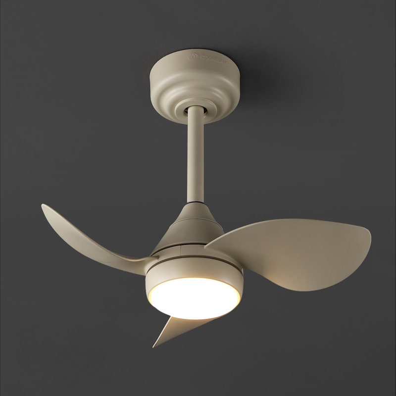 Ventilateur de plafond à DEL à intensité variable 22 po Albini, Beige, Sienne beige sable
