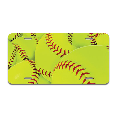 Softball Collection Aluminum Plate Frame