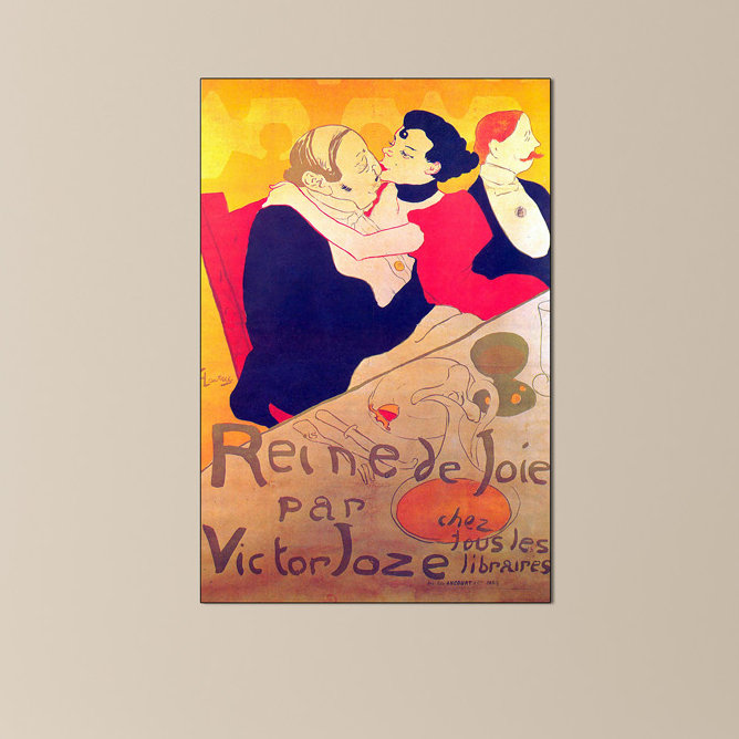 Henri De Toulouse-Lautrec - Wrapped Canvas Print, 90cm H x 60cm W x 1.8cm D