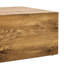 Table basse avec motif de texture de bois attrayant - 38,41 x 24,01 x 11,89 pouces, superbe pour un intérieur élégant