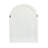 Distressed Solid Wood Arch Mirror-1405248095
