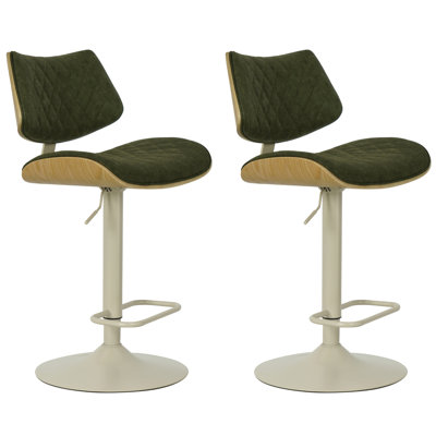Ensemble de 2 tabourets de bar réglables Wesson