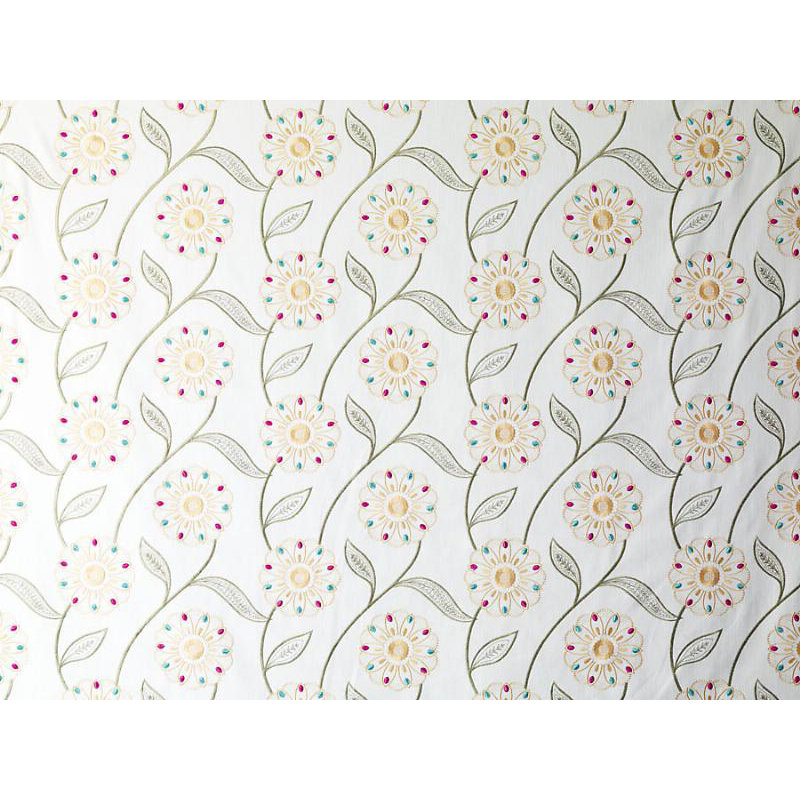 Tissu Grandeur, Jaune / sauge