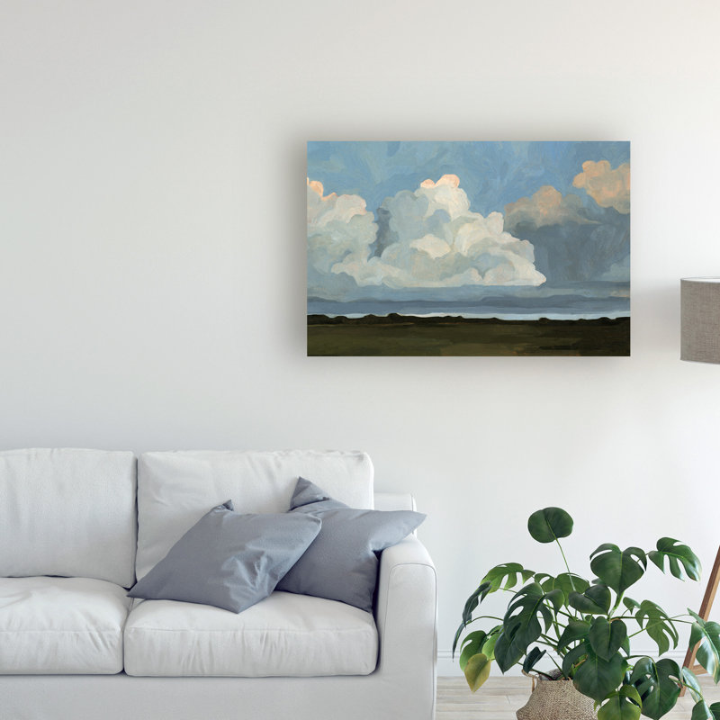 "Cloudscape I" par Emma Scarvey, reproduction d’art sur toile tendue, H 30 po x l 47 po x P 2 po