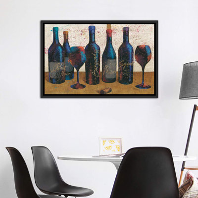 «Wine Splash Light I» par All That Glitter - reproduction d'art