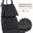 Benkelman Outdoor Steel Chaise Lounge Chair with Removable Canopy and Cushions-25916351