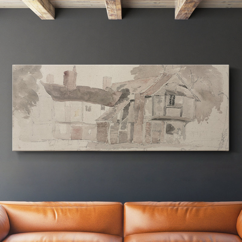 Série abstraite - CMI - Toile tendue avec châssis - Prêt à accrocher, H 12 po x l 30 po