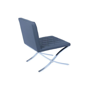 Cleopatra 19'' H Faux Leather Upholstered Parsons Chair