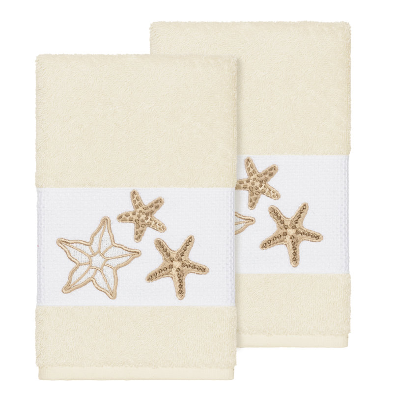 Lydia Turkish Cotton Hand Towel, Cream