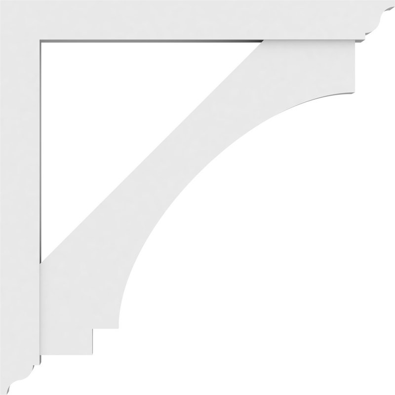 Support standard en uréthane Signature Imperial avec extrémités traditionnelles, brun clair apprêté