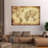 Ancient World Map Canvas Print-85321993