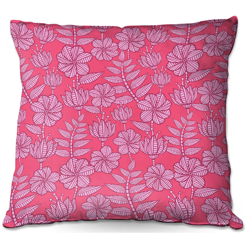  Coussin Couch Kenia 1, 18 po x 18 po, Rose