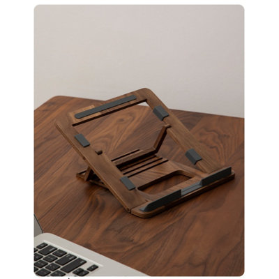 Porte-bloc-notes en bois manufacturé Mayren