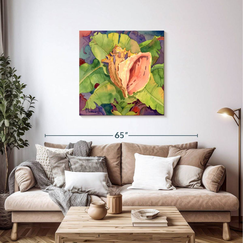 Aletra Mango Bay Conch, 36" H x 36" W