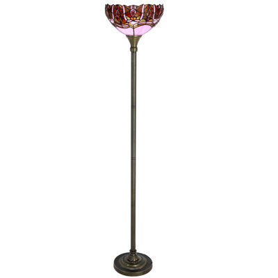 Longford 67'' Bronze Torchiere Floor Lamp Floor Lamp