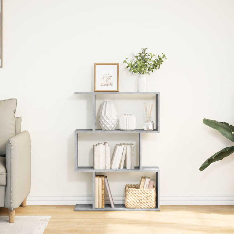 Selime 70cm W Bookcase, (3 Shelves) 97cm H x 70cm W x 24cm D