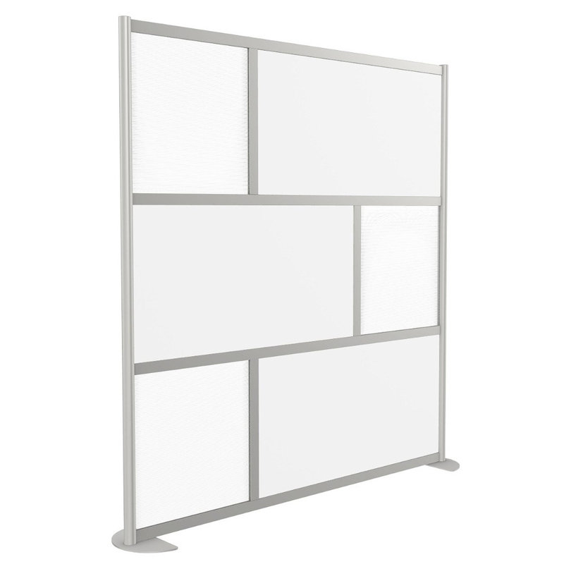 Paravent moderne 6 panneaux Cordoba, Blanc, Standard