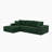 Corduroy L-Shaped Sectional-669407480-669407482