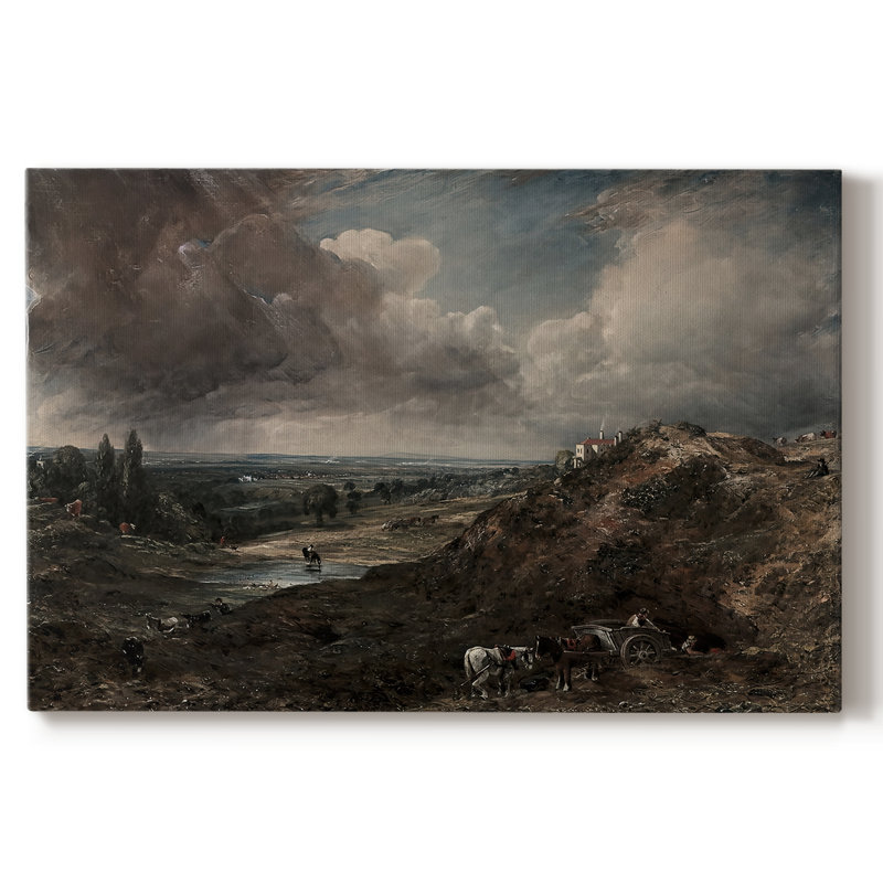 Branch Hill Pond, Hampstead Heath-John Constable-Gallery Wrapped Canvas-c. 1824–1828, 18x27