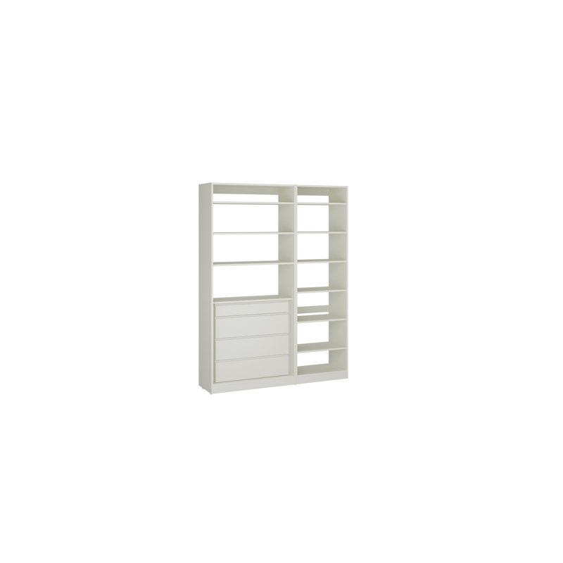 Ensembles de rangement pour garde-robe 36/24 po, Blanc, H 84 po x l 60 po x P 16 po
