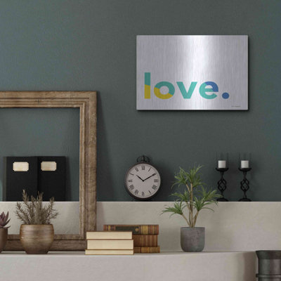'Love' by Seven Trees Design, Metal Wall Art