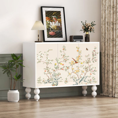 Armoire d'entrée blanche blanche