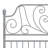 vidaXL Bed Frame Powder-coated metal Durable Bed Frame-1480092456-1480092461