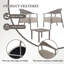 Ensemble de chaises d'appoint 2 pièces Modern-1385119417-1385119416
