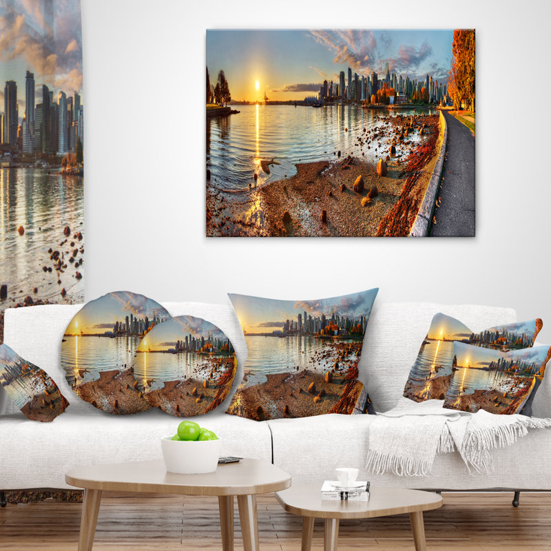Coussin Schafer Landscape, Coussin décoratif, 16 po x 1 po